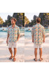 Hand Printed Rayon Shirt Hand Printed Rayon Shirt